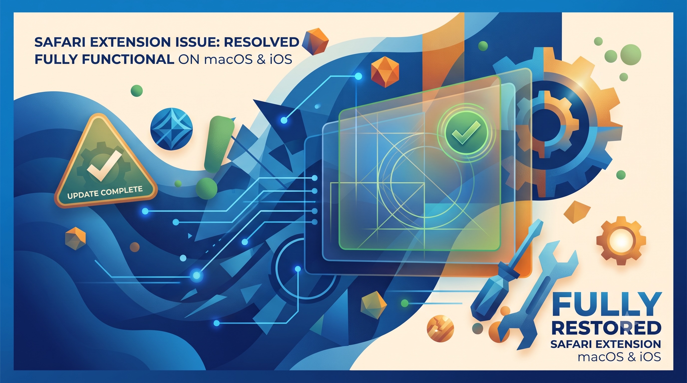Update: Issue Resolved for Safari Extension on macOS & iOS! 🖥️📱🎉